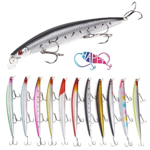 Haute qualité 3D Eye 11 couleurs eau de mer longue coulée appât de natation 18cm23g leurre méné flottant gros appât artificiel dur leurre de pêche - Product Image 1