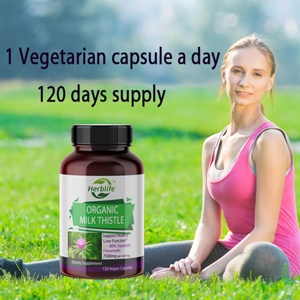 Capsules de chardon-marie biologique à vente chaude OEM/ODM pour adultes, 120 capsules végétariennes, soutien de la fonction hépatique - Product Image 4