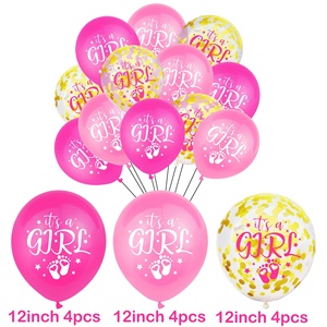 Paquete de 12 Globos Redondos de Lentejuelas de 12 Pulgadas para Decoración de Fiestas de Cumpleaños, <span class=keywords><strong>Baby</strong></span> Shower y Bautizo - Product Image 3