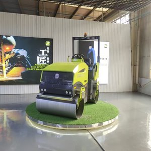 รถบดถนนแบบลูกกลิ้งดรัมล้อเหล็กคู่แบบสั่นสะเทือนขนาดเล็กระบบไฮดรอลิกเต็มรูปแบบ<span class=keywords><strong>3</strong></span>ตันประสิทธิภาพการทำงานสูง - Product Image 2