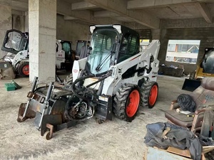 Front End Used Best <b>Small</b> Skid Steer Loader S750 S300 S185 S450 Jcb Backhoe Excavator <b>Wheel</b> Mini Skid Steer Loader for Sale - Product Image 1