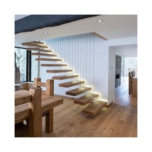 Garde-corps en verre transparent résistant élégant de représentation supérieure de Prima pour l'<span class=keywords><strong>escalier</strong></span> droit d'appartement moderne - Product Image 3