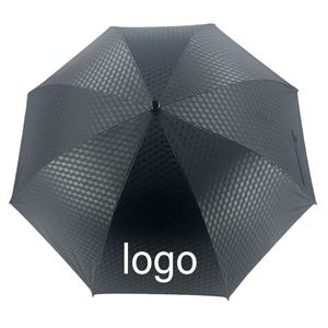 Parapluie de golf personnalisé avec logo, design moderne, ouverture entièrement automatique, tissu pongé enduit PU, idéal pour les voyages - Product Image 1
