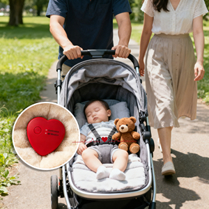 Módulo de Sonido de Latidos del Corazón para Calmar a Bebés, para Peluches con Temporizador, Ayuda para Dormir a Bebés que Lloran - Product Image 2