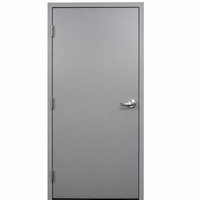 Porte d'entrée extérieure moderne en acier inoxydable robuste et résistante au feu pour centre commercial, hôpital, hôtel, certifiée CE