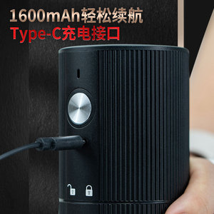 Electric <b>Coffee</b> <b>Grinder</b> Aluminum Alloy Steel Core USB Rechargeable Portable Adjustable Grinding For Home Office Use - Product Image 3