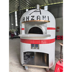 Four à pizza rotatif au bois pour restaurant commercial Four à pizza au bois - Product Image 3