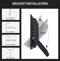 Projecteurs LED DOB IP65 10-600W pour extérieur, industriels, avec driver intégré, haute puissance, CRI 80, angle de faisceau 100/120°, AC 100-265V