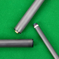 Profesional 2-Piece karbon Fiber Pool Cue T700 poros 3K karbon Butt 12.9mm Ujung disesuaikan berat ringan uni-loc sendi