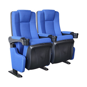 เก้าอี้โรงหนังเจียรุ่นด์ สีน้ำเงิน รุ่น C-29A พร้อมที่วางแขน สำหรับหอประชุมและโรงภาพยนตร์ - Product Image 2