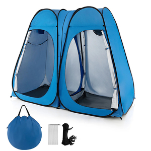 Tente <span class=keywords><strong>de</strong></span> toilette temporaire d'extérieur, abri <span class=keywords><strong>de</strong></span> <span class=keywords><strong>bain</strong></span> et <span class=keywords><strong>de</strong></span> change automatique pop-up avec fenêtre - Product Image 1