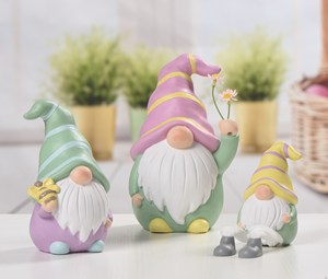 Vente chaude <span class=keywords><strong>en</strong></span> céramique décor à la maison drôle <span class=keywords><strong>lapin</strong></span> mignon ornements de Pâques animal fée jardin cadeau artisanat pour la décoration intérieure extérieure - Product Image 6