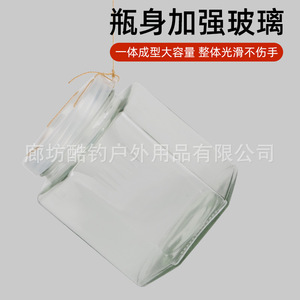 Bouteille de pêche en verre avec bec verseur inversé, taille moyenne et grande, pour capturer petits poissons, crevettes, crabes, piège d'aquaculture - Product Image 4