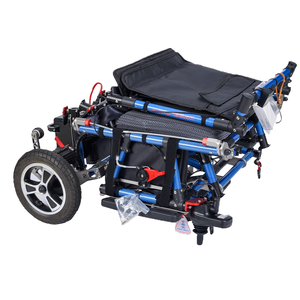 La silla de ruedas plegable de fibra de carbono que absorbe los golpes de alta calidad se puede utilizar <span class=keywords><strong>para</strong></span> viajes y transporte por personas discapacitadas - Product Image 5