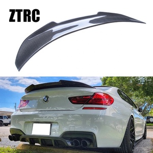 For 6 Series F06 Garn Coupe/F13 Coupe PSM Style Real Carbon Fiber Rear Spoiler Trunk Wing 2011-2018 - Product Image 1
