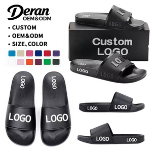 Claquettes personnalisées pour hommes, claquettes personnalisées avec logo en caoutchouc 3D pour femmes, claquettes personnalisées avec logo d'équipe pour la plage, la salle de sport et les clubs - Product Image 1