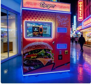 Distributeur automatique de hamburgers <span class=keywords><strong>pour</strong></span> l'extérieur, entièrement automatique, avec système de chauffage <span class=keywords><strong>pour</strong></span> aliments chauds - Product Image 3