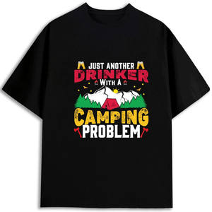 Camiseta de Hombre 100% Algodón, Peso Pesado 180gsm, Manga Corta, Cuello Redondo, Estampada con Patrón, Antiencogimiento, Corte Regular - Product Image 1