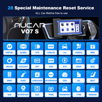 Outil de diagnostic automobile MUCAR VO7S, scanner OBD2, codage ECU, 28 fonctions de réinitialisation, tests actifs pour véhicules polyvalents