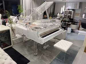 Piano Grand Modèle OEM/ODM, Dernier Modèle, Clavier Professionnel Transparent en Cristal Triangulaire pour la Maison, Instruments de Musique - Product Image 5