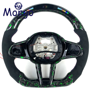 Volant en fibre de carbone forgé avec écran LED pour BMW <span class=keywords><strong>CS</strong></span> M2 <span class=keywords><strong>M3</strong></span> M4 M5 F10 F20 F30 <span class=keywords><strong>F80</strong></span> F90 G20 G30 G80 G82 - Product Image 1