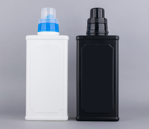 1 liter plastic bottle with laundry deterge