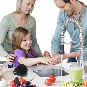 กรวยซิลิโคนเหลวพับได้ขนาดเล็กแบบนุ่มอุปกรณ์ในครัว - Product Image 4