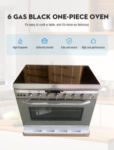 Multifunctional <b>Stove</b> Oven Integrated Machine Gas <b>Stove</b> Stainless Steel 4 Burners Freestanding Oven High-Efficiency Household - Product Image 4