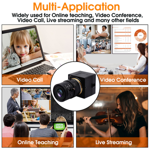 Cámara de Seguridad USB ELP Full HD 1080p H.264 con Baja Iluminación y Lente Zoom Varifocal de 2.8-12mm para Videoconferencias - Product Image 6