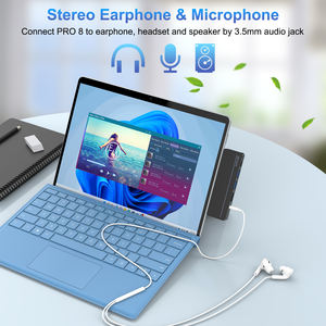 Nuevo Adaptador HDMI 4K con Puerto USB 3.0, Lector de Tarjetas, Carga PD de 100W, Convertidor, Estación de Acoplamiento Combinada para <span class=keywords><strong>Surface</strong></span> <span class=keywords><strong>Pro</strong></span> <span class=keywords><strong>8</strong></span> - Product Image 2