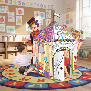 KSF 男女通用涂色纸游戏屋和绘图笔教育DIY涂鸦室儿童玩具 - Product Image 6