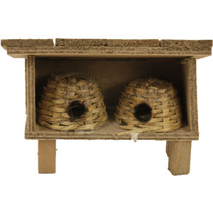 ZICOM Alemania Accesorios para Belén Casa de Abejas para Figuras Navideñas de 10-13 cm, 7 cm de Alto y 8 cm de Largo 9006935008517 - Product Image 1