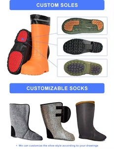 Haute qualité <span class=keywords><strong>pas</strong></span> <span class=keywords><strong>cher</strong></span> usine Style chaud confortable pluie neige hiver imperméable pont <span class=keywords><strong>de</strong></span> <span class=keywords><strong>pêche</strong></span> Eva mousse bottes pour hommes - Product Image 6