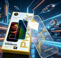 Vente d'usine : Film de protection HD anti-rayures en verre trempé transparent anti-poussière pour iPhone 16, 15 Pro, 17, 18 Pro Max