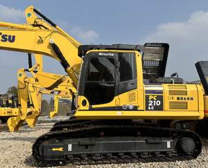 Excavatrice Komatsu PC210 160 200 d'occasion de haute qualité, 95% neuve, fabriquée au Japon, équipement lourd de 21 tonnes, pelle mécanique d'occasion, EPA CE - Product Image 2