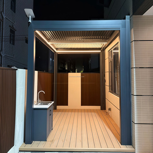 <span class=keywords><strong>Pergola</strong></span> en aluminium pour l'extérieur, système de toit d'ombrage pour jardin, gazebo imperméable <span class=keywords><strong>pas</strong></span> <span class=keywords><strong>cher</strong></span> - Product Image 2