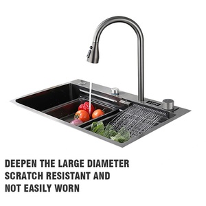 Thông minh bồn rửa nhà bếp với kỹ thuật số nước Flow <span class=keywords><strong>Meter</strong></span> điều chỉnh nhiệt độ công nghệ - Product Image 4