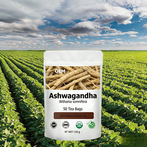 ชาสมุนไพรรากอัชวากันธา OEM 100% วิทาเนีย ซอมนิเฟอรา ออร์แกนิก USDA ปราศจาก GMO บรรจุ 50 ซองชา กล่องชาเพื่อสุขภาพ - Product Image 2