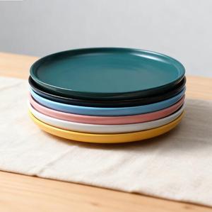 High Quality Colorful 8 10-inch <b>Stoneware</b> Plate Customize Irregularity Europe Ceramic Dishe & Plate <b>Set</b> - Product Image 5