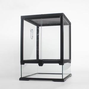 टिआनबोचेंगई प्रीमियम गुणवत्ता वाले ग्लास धातु टेरेरियम लुभावनी डिजाइन आधुनिक छिपकली पिंजरे ठोस पैटर्न पालतू जानवर - Product Image 5