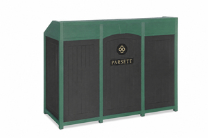 Mostrador de recepción para campo de golf, con soporte para bolsas, para exteriores, mueble para club house, con logotipo personalizado Hs-dtpm - Product Image 2