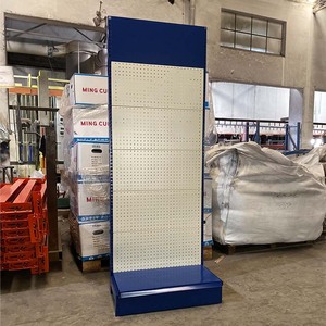 رفوف عرض جوندولا مخصصة للسوبر ماركت بألوان وأحجام حسب الطلب، رف جوندولا أحادي الجانب - Product Image 1