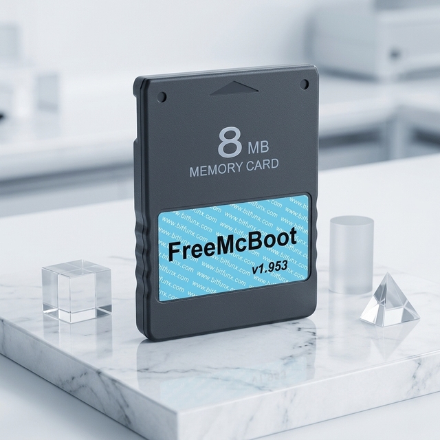 PS2 FMCB Memory Card 8MB-64MB with Free MCboot V1953 ABS Material Static-shielding Bag Packaging
