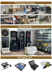 DINGZHUN Mini cible de fléchettes en PVC, accessoires décoratifs pour fléchettes, ensemble de <span class=keywords><strong>4</strong></span> pièces - Product Image 6