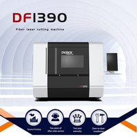 Nueva Cortadora Láser de Fibra CNC 1390 de Alta Precisión, Diseño Pequeño Totalmente Cerrado, Refrigeración por Agua, 1000W-12000W, Corte de Láminas Metálicas Hiwin