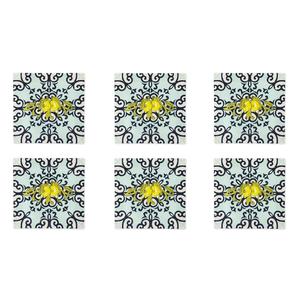 Assiettes à dîner en céramique Excelsa Amalfi 24x2.5x24 cm multicolores, lot de 6 - Product Image 2