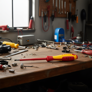 Destornillador Knipex con ranura de 40 mm, herramienta aislada para electricistas - Product Image 3