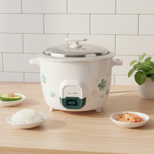 Autocuiseur de riz automatique 500W 1,5L à revêtement antiadhésif, cuisson rapide pour la cuisine, contrôle mécanique du minuterie, précision optimale, directement de l'usine - Product Image 2