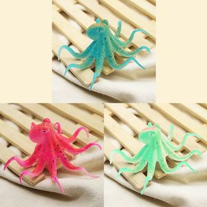 Fluorescerende Kunstmatige <span class=keywords><strong>Octopus</strong></span> <span class=keywords><strong>Aquarium</strong></span> Ornament Met Zuignap Fish Tank Decoratie - Product Image 6