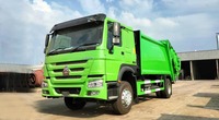 Camion compacteur de déchets Sinotruk 6x4 à moteur diesel manuel, camion de collecte de déchets à chargement arrière de 10m 12m pour l'assainissement